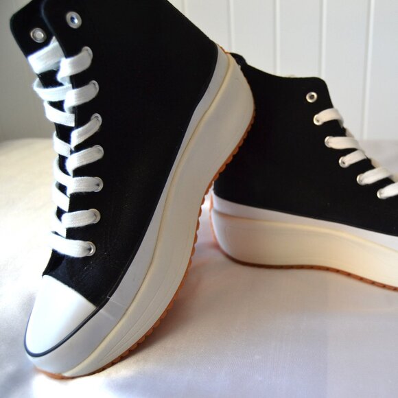 MADDEN GIRL WINNONA WOMENS FABRIC HIGH TOP FASHION SNEAKERS- NEW w/o Box - Picture 2 of 12